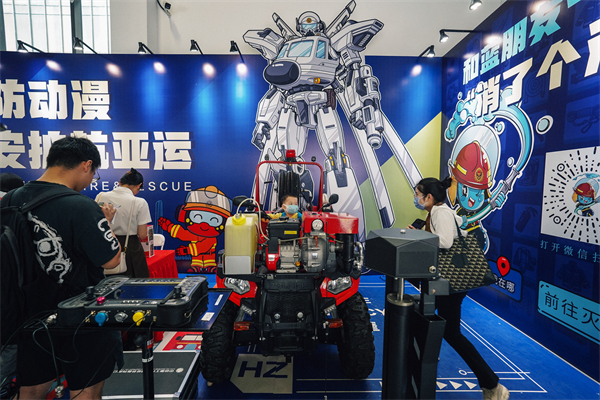 浙江消防卡通展位閃耀第十九屆中國國際動漫節，安全知識“破圈”新嘗試